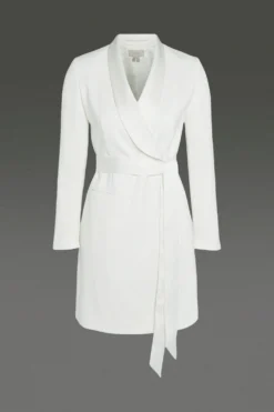 Coast Premium Mini Tie Waist Tuxedo Dress