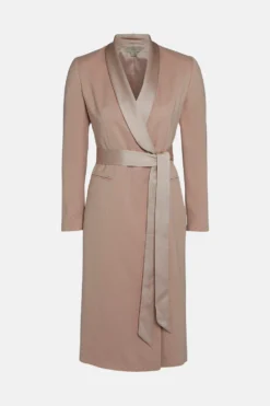 Coast Tuxedo Tie Waist Midi Dress -Coast Sales Store acc00974 blush xl 3