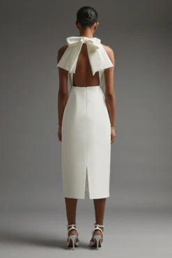 Coast Premium Halter Neck Midi Dress -Coast Sales Store acc01073 ivory xl 2 scaled