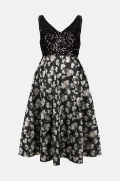 Coast Sequin Bodice Midi Dress -Coast Sales Store acc02164 mono xl 3