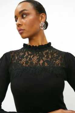 Coast Lace Insert Jumper Dress