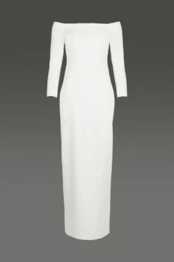 Coast Bardot Maxi Long Sleeve Dress -Coast Sales Store acc02925 ivory xl 3 1