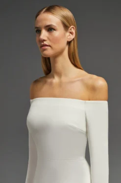 Coast Bardot Maxi Long Sleeve Dress -Coast Sales Store acc02925 ivory xl 4 scaled