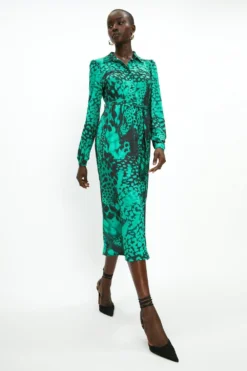 Coast Button Through Belted Shirt Dress