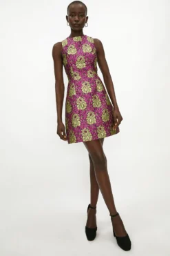 Coast Jacquard Mini Dress -Coast Sales Store acc03260 multi xl 2