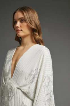Coast Premium Embellished Flare Sleeve Maxi Dress -Coast Sales Store acc03433 ivory xl 6 scaled
