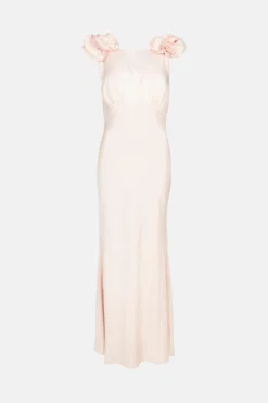 Coast Shoulder Detail Cowl Back Maxi Dress -Coast Sales Store acc03496 blush xl 3