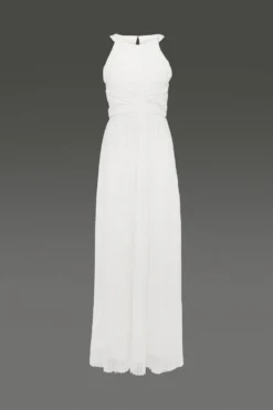 Coast All Over Pleated Maxi Dress -Coast Sales Store acc95336 ivory xl 3