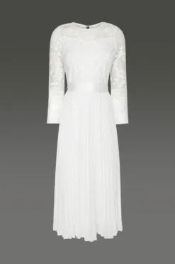 Coast Embroidered Long Sleeve Dress -Coast Sales Store acc95963 ivory xl 3