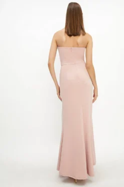 Coast Bandeau Fishtail Maxi Dress -Coast Sales Store bcc00048 blush xl 2