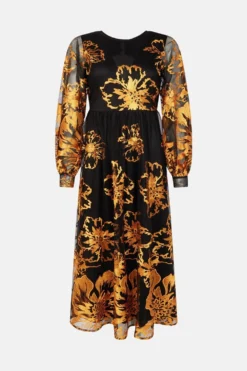 Coast Open Back Full Skirt Lace Dress -Coast Sales Store bcc00082 multi xl 3