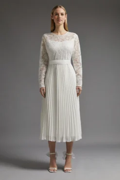 Coast Lace Long Sleeve Maxi Dress