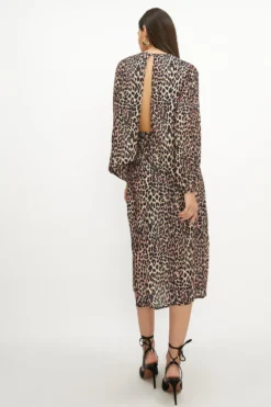 Coast Cape Back Midi Dress -Coast Sales Store bcc00171 animal xl 2