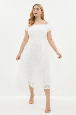 Coast Plus Size Embroidered Midi Dress