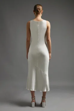 Coast Satin Cowl Neck Midi Dress -Coast Sales Store bcc00374 ivory xl 2 scaled