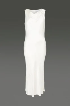 Coast Satin Cowl Neck Midi Dress -Coast Sales Store bcc00374 ivory xl 3