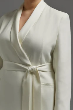 Coast Plus Size Tuxedo Midi Dress -Coast Sales Store bcc00379 ivory xl 1 scaled