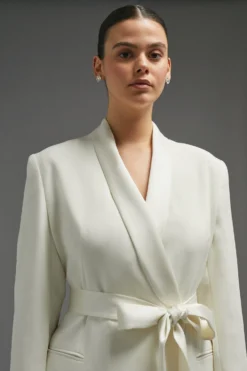 Coast Plus Size Tuxedo Midi Dress -Coast Sales Store bcc00379 ivory xl 5 scaled