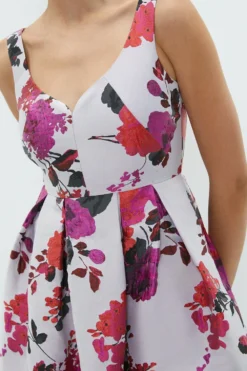 Coast Petite Full Skirt Midi Dress -Coast Sales Store bcc00434 pink xl 1