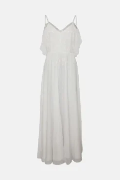 Coast Cold Shoulder Lace Bodice Spot Tulle Dress -Coast Sales Store bcc00809 ivory xl 3