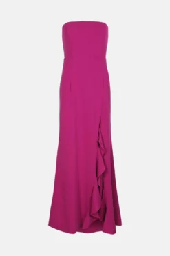 Coast Ruffle Detail Bandeau Scuba Crepe Maxi Dress 7 Coast Ruffle Detail Bandeau Scuba Crepe Maxi Dress -Coast Sales Store bcc00928 magenta xl 3