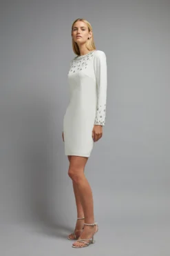 Coast Premium Embellished Pencil Dress -Coast Sales Store bcc01188 ivory xl 1 1 scaled