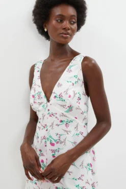 Coast Printed Cape Detail Maxi Dress -Coast Sales Store bcc01430 ivory xl 1