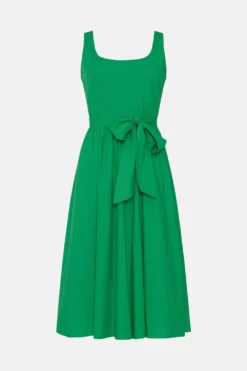Coast Empire Seam Full Skirted Midi Dress -Coast Sales Store bcc01444 bright20green xl 3