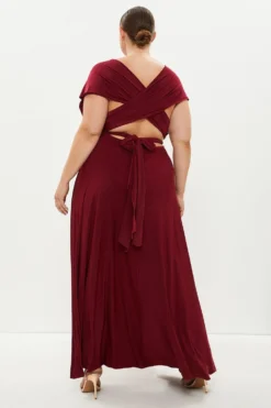 Coast Plus Size Multiway Bridesmaid Maxi Dress​ -Coast Sales Store bcc01499 aubergine xl 1