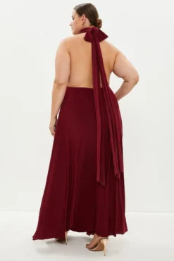 Coast Plus Size Multiway Bridesmaid Maxi Dress​ -Coast Sales Store bcc01499 aubergine xl 4