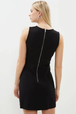 Coast Sculpting Beadwork Ponte Mini Dress -Coast Sales Store bcc01556 black xl 2