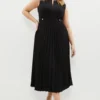 Coast Plus Size Sleeveless Ponte Top Midi Dress