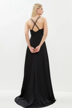 Coast Premium Satin Maxi Dress -Coast Sales Store bcc01744 black xl 2