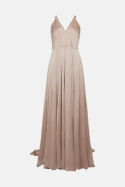 Coast Premium Satin Maxi Dress -Coast Sales Store bcc01750 blush xl 3