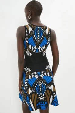 Coast Embellished Butterfly Jacquard Dress -Coast Sales Store bcc01910 multi xl 2