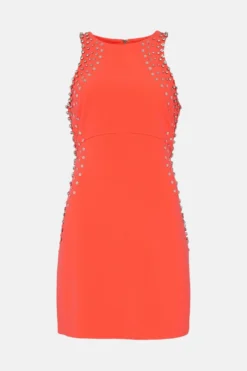 Coast Nick Grindrod Premium Embellished Mini Dress -Coast Sales Store bcc01914 coral xl 3