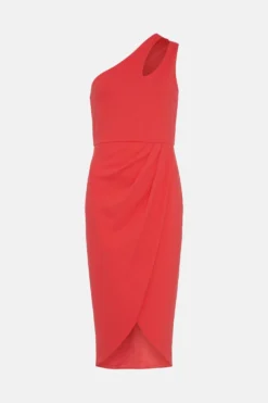 Coast Nick Grindrod Slinky Jersey One Shoulder Slash Neck Dress -Coast Sales Store bcc01972 coral xl 3