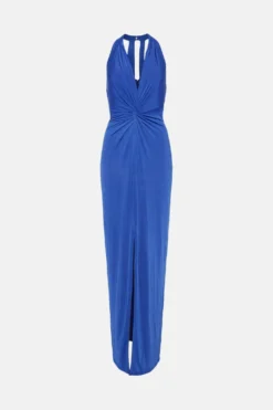 Coast Twist Front Maxi Dress -Coast Sales Store bcc02006 cobalt xl 3