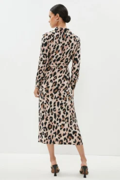 Coast Petite Collared Midi Wrap Dress -Coast Sales Store bcc02169 neutral xl 2