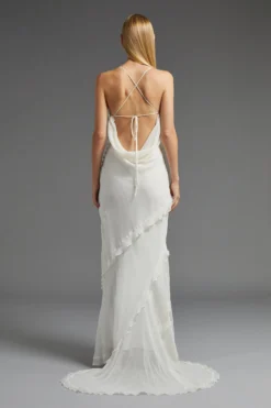 Coast Ruffle Detail Tiered Hem Maxi Dress -Coast Sales Store bcc02595 ivory xl 2 scaled