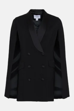 Coast ​​​Premium Cape Back Blazer Dress -Coast Sales Store bcc02866 black xl 3