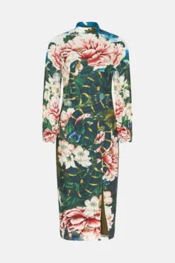 Coast Alexandra Gallagher High Neck Midi Dress -Coast Sales Store bcc02941 multi xl 3