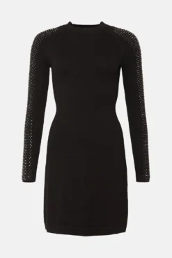 Coast Hot Fix Stud Mini Dress -Coast Sales Store bcc02985 black xl 3