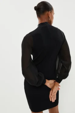 Coast Hot Fix Stud Pencil Knitted Dress -Coast Sales Store bcc03011 black xl 2