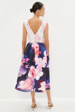 Coast Petite Peony Full Skirted Structured Dress -Coast Sales Store bcc03019 multi xl 2