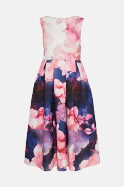 Coast Peony Full Skirted Structured Dress -Coast Sales Store bcc03020 multi xl 3