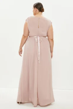 Coast Plus Size Embellished Belt Maxi Dress -Coast Sales Store bcc03100 blush xl 2