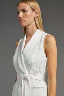 Coast Lace Wrap Tuxedo Midi Dress -Coast Sales Store bcc03174 ivory xl 5 scaled