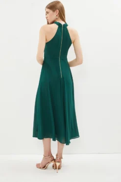 Coast 3d Floral Halter Neck Midi Dress -Coast Sales Store bcc03265 forest xl 2