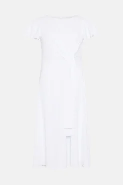 Coast Tie Waist Midi Dress -Coast Sales Store bcc03299 white xl 3